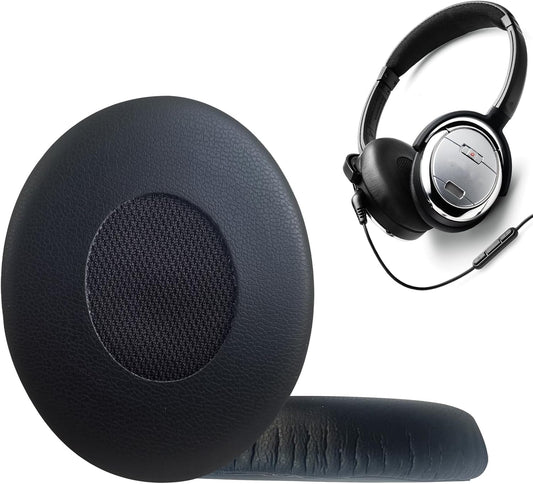 Bose QC3 Earpads,Headphones Replacement Ear Pads Memory Foam Ear Cushion Cover Kit for Bose QuietComfort 3 Headphone Accessories- Black