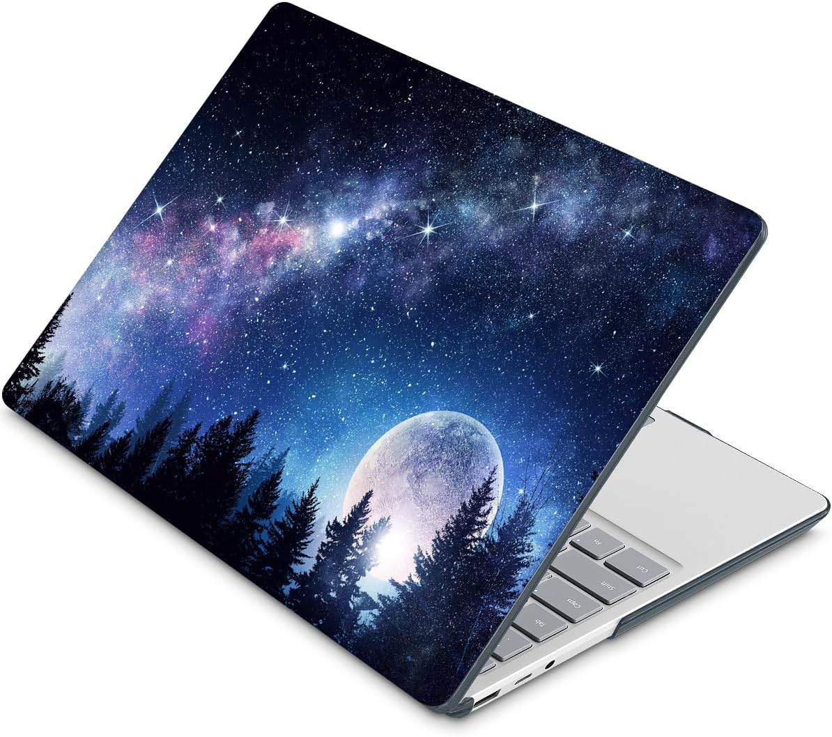 Tuiklol Case for 15 Inch Microsoft Surface Laptop 5/4/3 2022-2020, Model 1979/1953/1872/1873 Hard Shell Cover, Keyboard Cover+Screen Protector+Dust Plugs,Moonlight