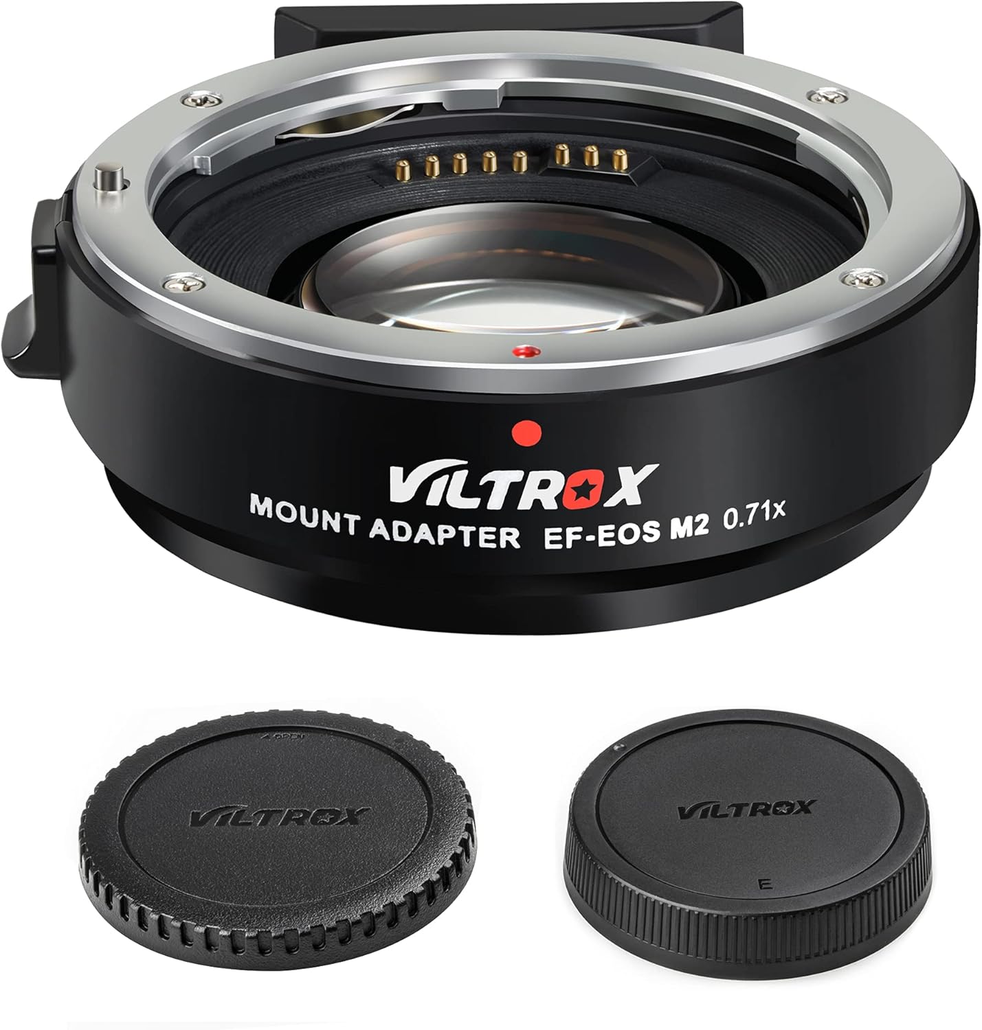 VILTROX EF-EOS M2 Auto Focus Lens Adapter 0.71x Reducer Speed Booster for Canon EF Mount Lens to Canon EF-M Mount Mirrorless Camera EOS M M2 M3 M5 M6 M10 M50 M100