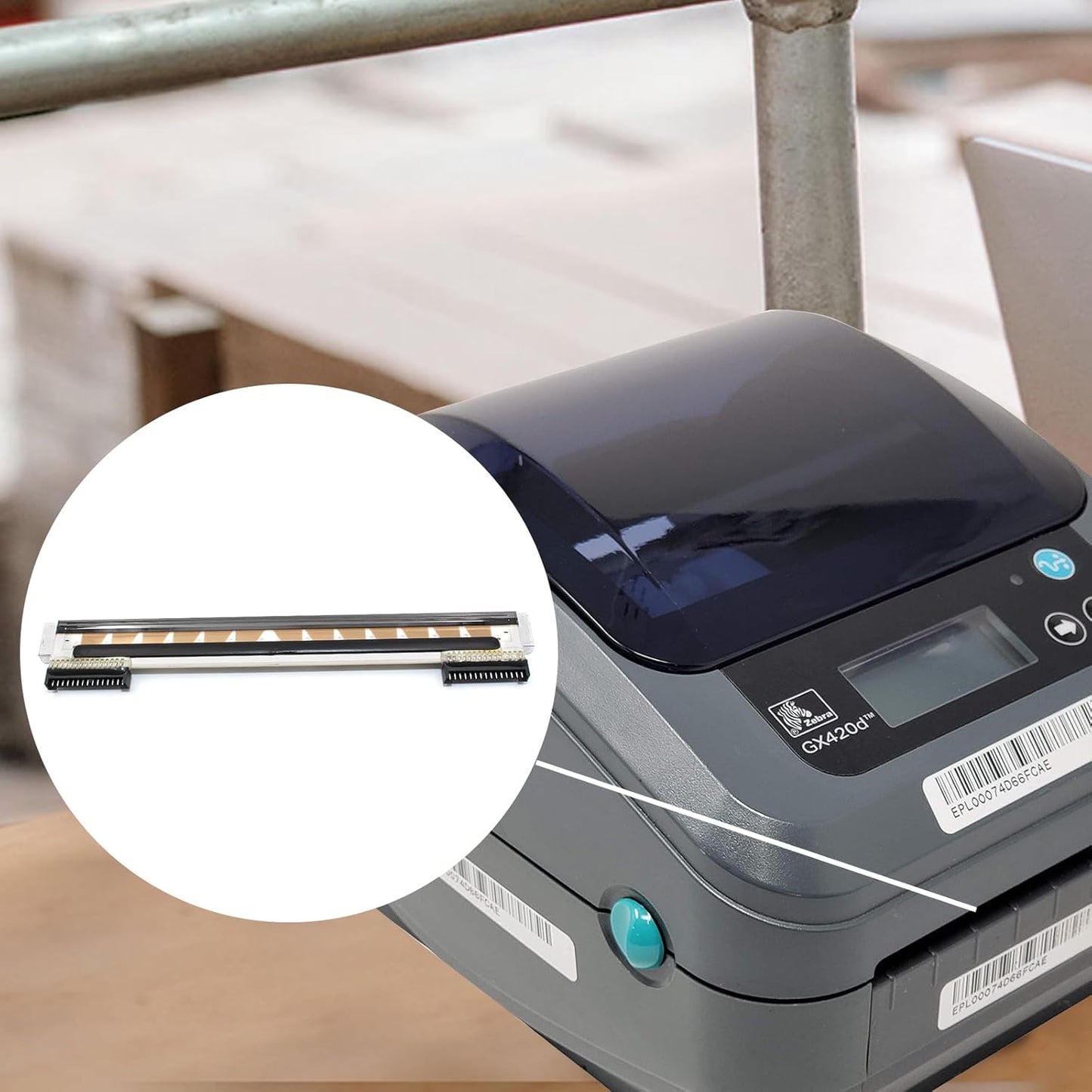 105934-037 New Printhead for Zebra GX420D GK420D ZP450 ZP550 ZP505 ZP500 Thermal Desktop Printer 203dpi Genuine