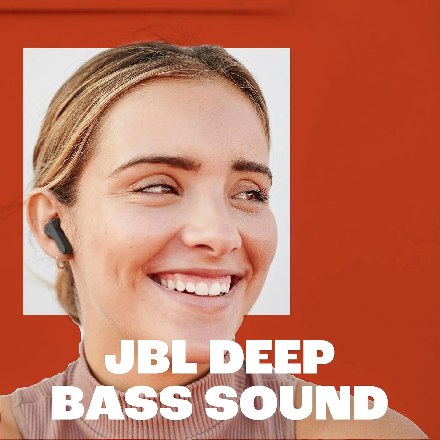 JBL Vibe Beam - True Wireless JBL Deep Bass Sound Earbuds, Bluetooth 5.2, Water & Dust Resistant, Hands-free call with VoiceAware, Up to 32 hours of battery life (Mint)