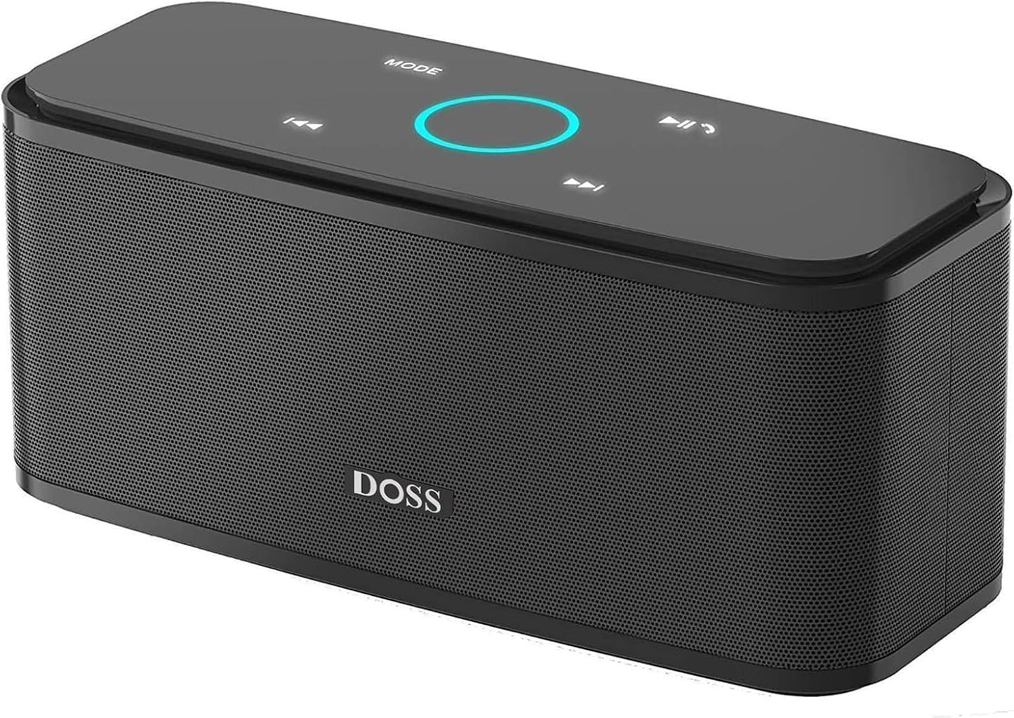 DOSS SoundBox Touch Wireless Bluetooth Speaker with 12W HD Sound and Bass, IPX5 Waterproof, 20H Playtime, Handsfree, for Office, Home, Outdoor, Travel-Upgraded