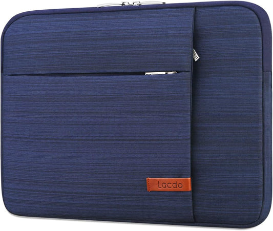 Lacdo Laptop Sleeve Case for 14 inch New MacBook Pro M4/M3/M2/M1 Chips Pro Max A3112 A3401 A3185 A2918 A2992 A2779 2024-2021, 13.8" 13.5" Microsoft Surface Laptop 7th 6 5 4 3 Computer Bag, Blue