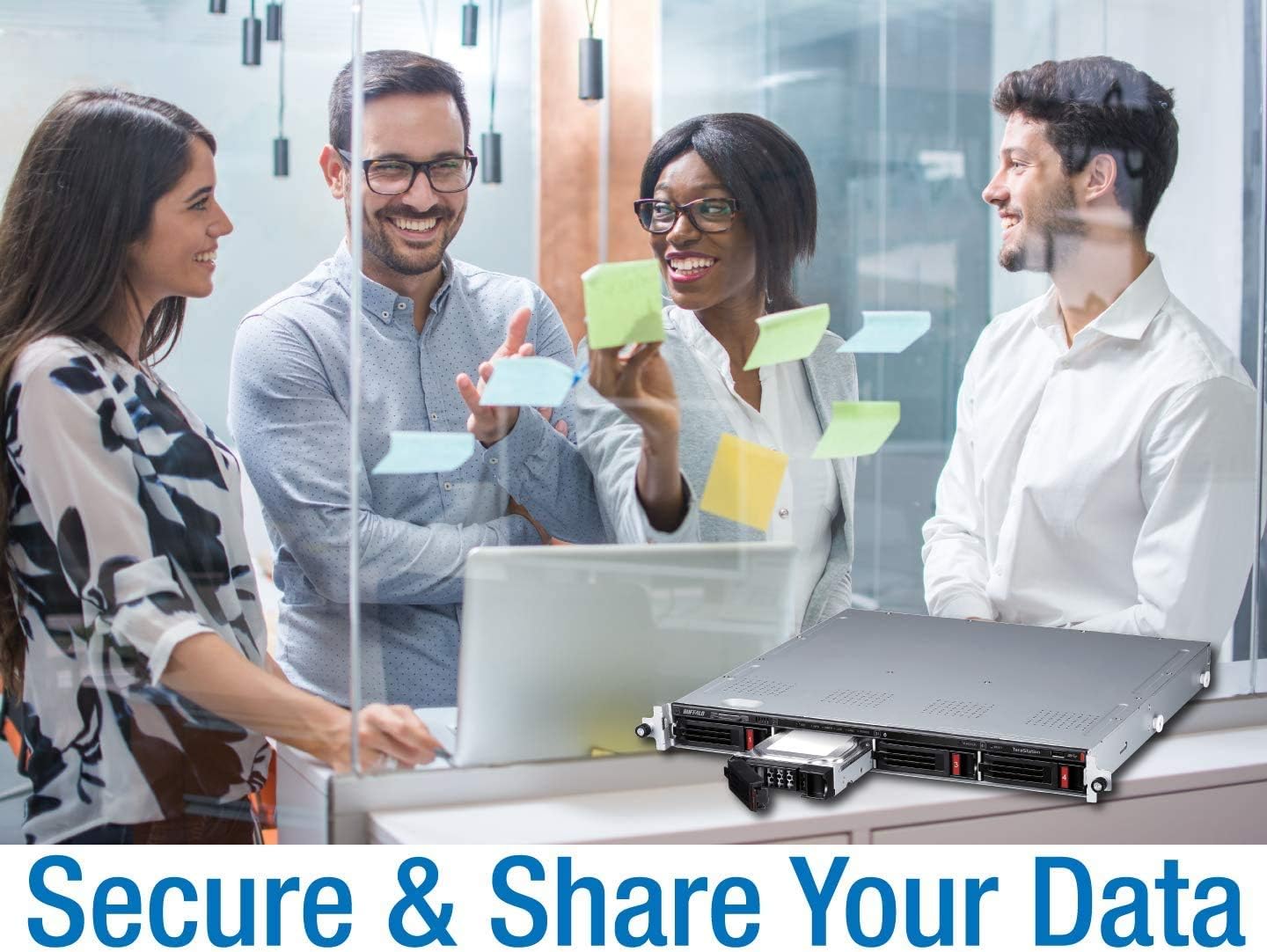 BUFFALO TeraStation 3430RN 4-Bay 32TB (4x8TB) Rackmount Small-Med Business NAS w/Hard Drives Included