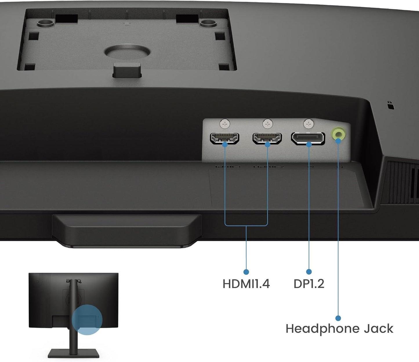 BenQ GW2490T 24" Monitor 100Hz FHD 1920x1080p | IPS | Vertical Monitor | Eye-Care | Thin Bezel | Height & Tilt Adjustable | DisplayPort | HDMI x2
