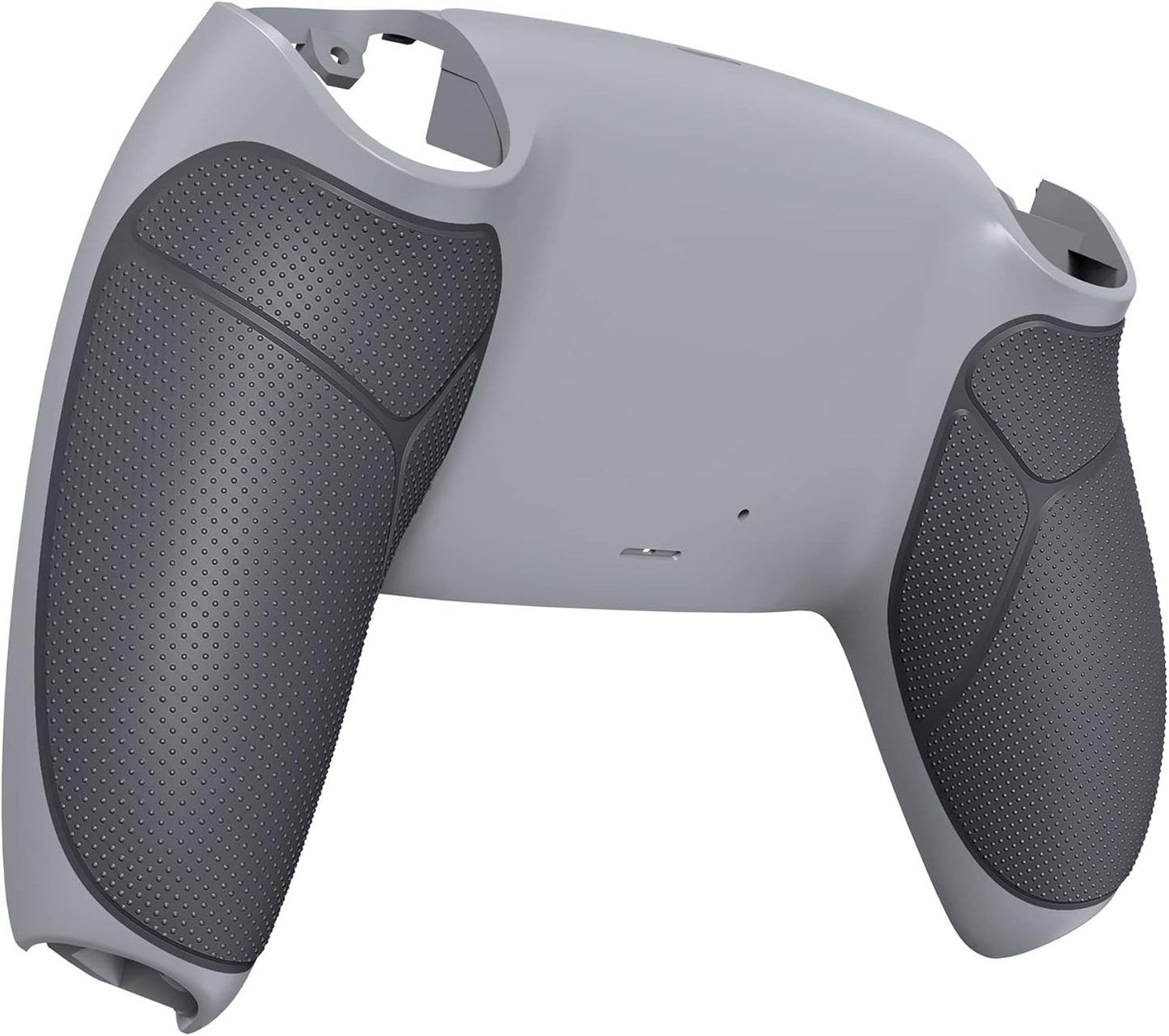 eXtremeRate New Hope Gray & Classic Gray Performance Rubberized Grip Custom Back Plate Bottom Shell Compatible with ps5 Controller, Replacement Back Shell Cover Compatible with ps5 Controller