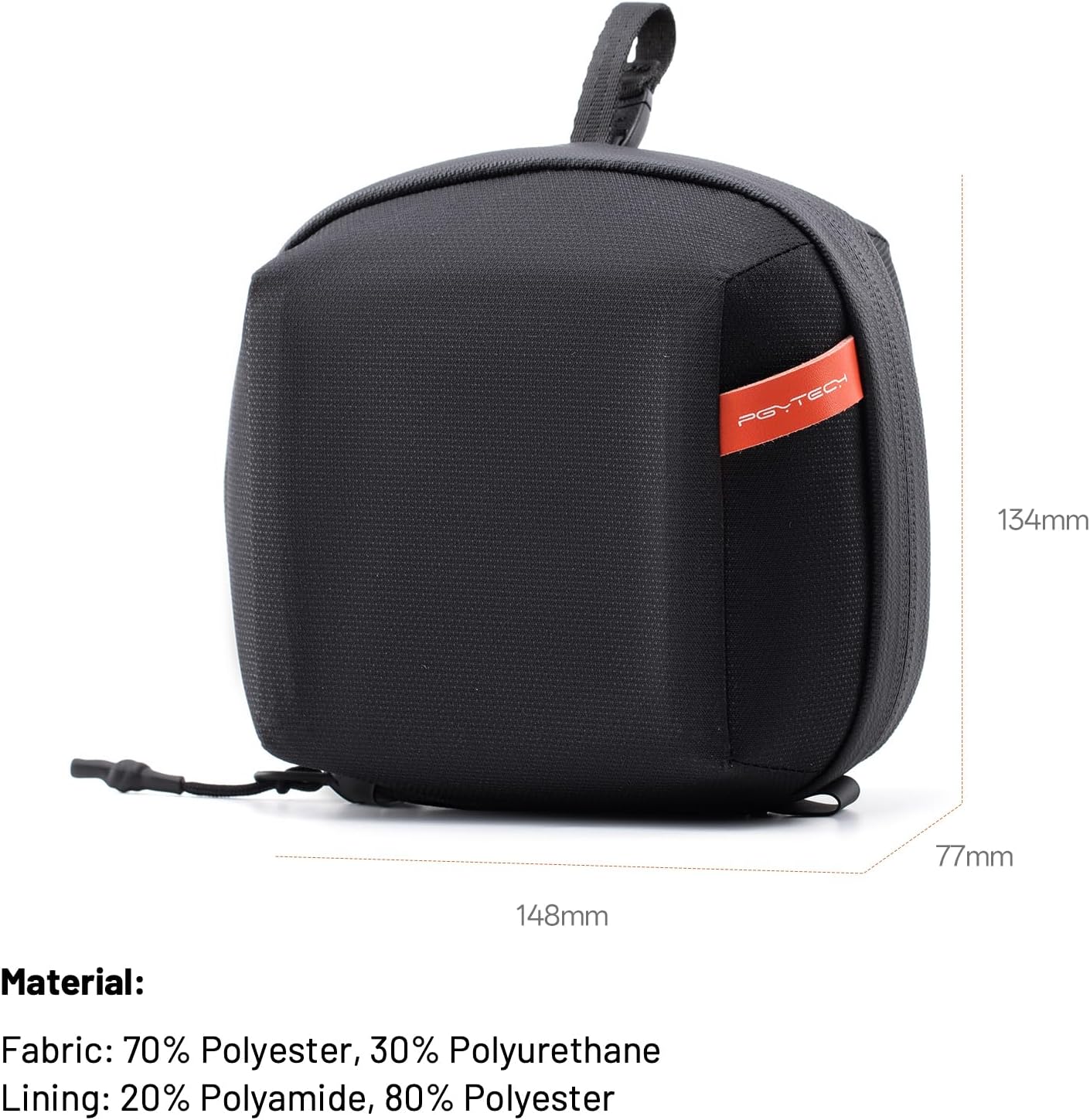 PGYTECH Hard Lens Filter Pouch Up to 100mm, 7 Pockets Camera Filter Bag Carrying Case for Photography Filter, Storage Wallet for Circular Filter, Waterproof & Dustproof Filter Pouch, Round Filter M