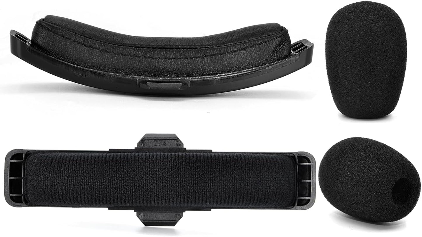A50X A50 Gen 4 2PCS Headband and Microphone Foam- defean Replacement Cushions Compatible with Astro A50 Gen 4 Gen 5 and Astro A50X Headset,High-Density Microphone Wind Screen Wind Cover