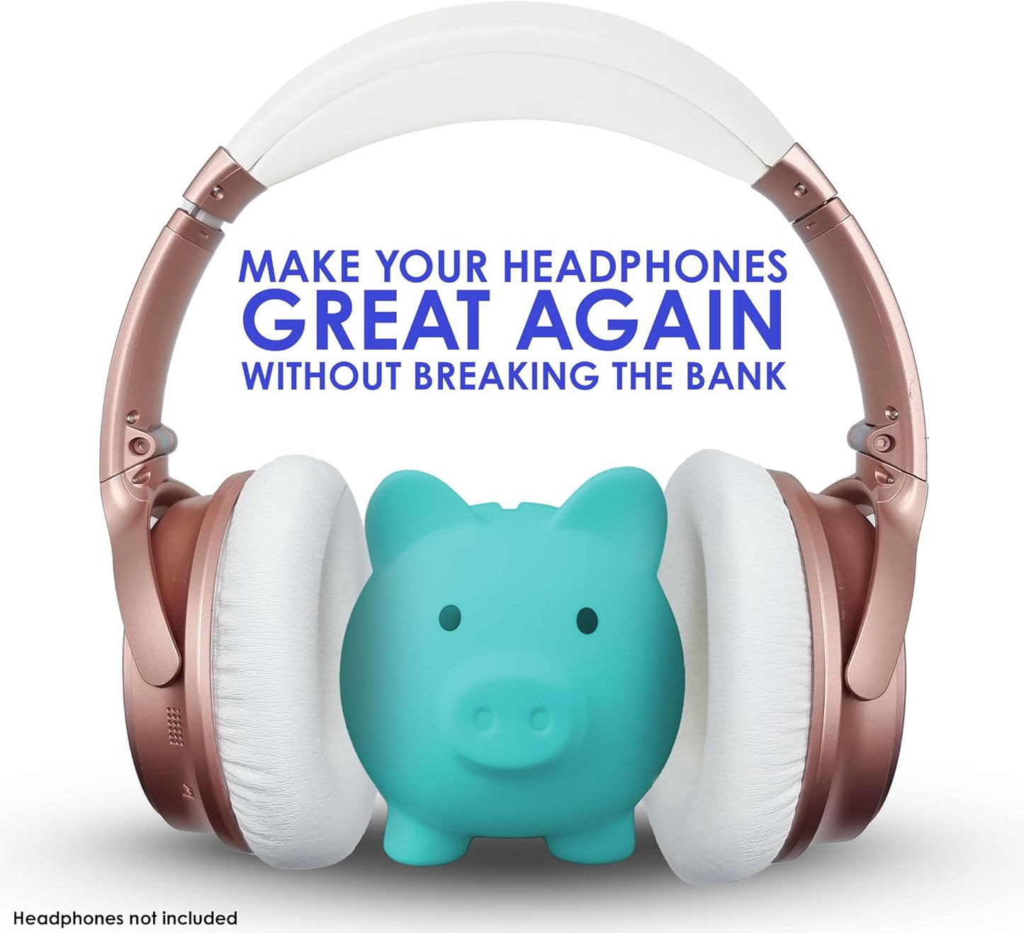 AHG QC35 earpads / QC35 ii Headband pad Cushion kit. Compatible w/Bose QuietComfort 35 ii / QC35 Headphones (White). Premium Headband Design | Seamless DIY Assembly | Superior Comfort and Durability