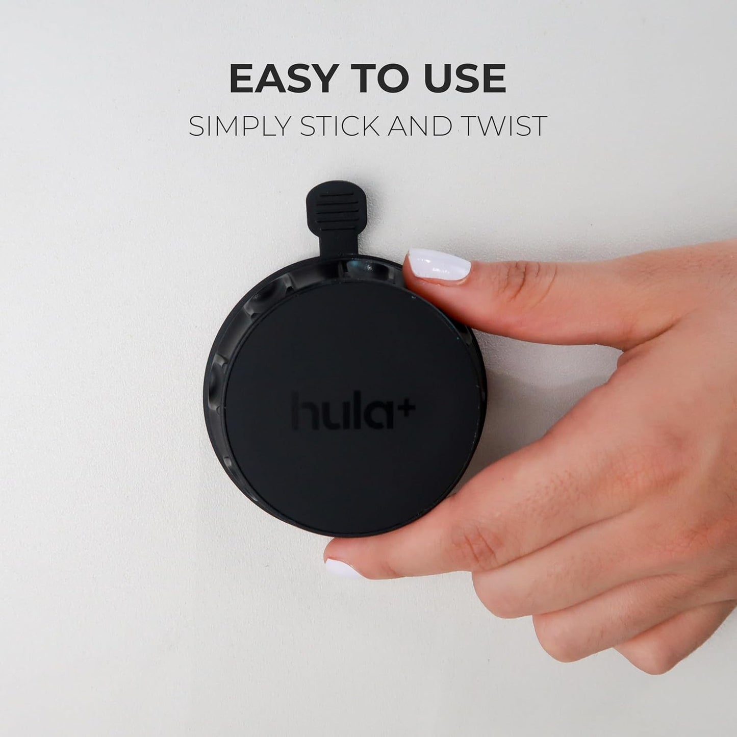 hula+ MagSafe Phone Holder Portable Mount, Reusable Stand for Shower, Mirror, Kitchen, Window, & Bathroom Compatible with MagSafe Adjustable Rotation for Content, TikTok, Movies & Music