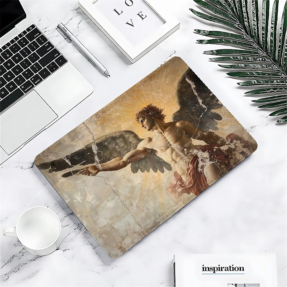 Compatible with MacBook Air 13.3 13.6 Inch Case 2022 2021 2020 2019 Plastic Hard Shell Case Cover,13.3 Pro(A1706/A1708/A1989/A2159/A2289/A2338), Greek Fresco Apollo