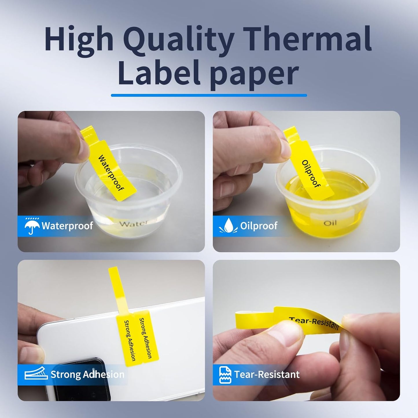 200 Pcs Cable Labels - Waterproof Wire Cord Label, Tear Resistant Wire Labels, Self Adhesive Cord Organizing Label, for Cable Management, Compatible with PUQU AQ20 Label Makers(Green) 30x90mm