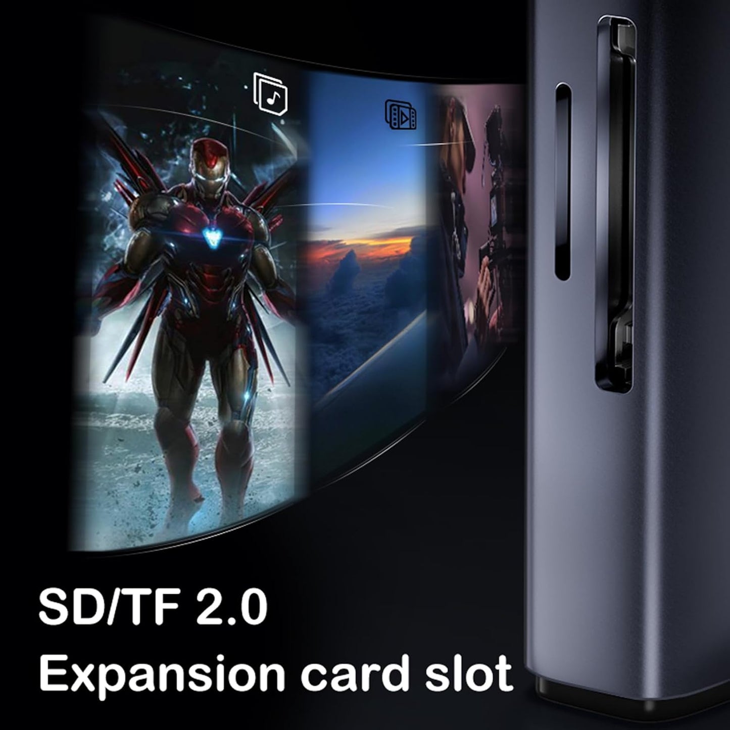 KAGO USB C to Ethernet HDMI Adapter,8 in 1 Docking Station Hub,USB-A 2.0/3.0,Type-C Data Ports,4K@30Hz HDMI,100W PD,SD/TF Card Reader,100M RJ45 for MacBook Pro/Air,iPad Pro,iPhone 15/Pro Max