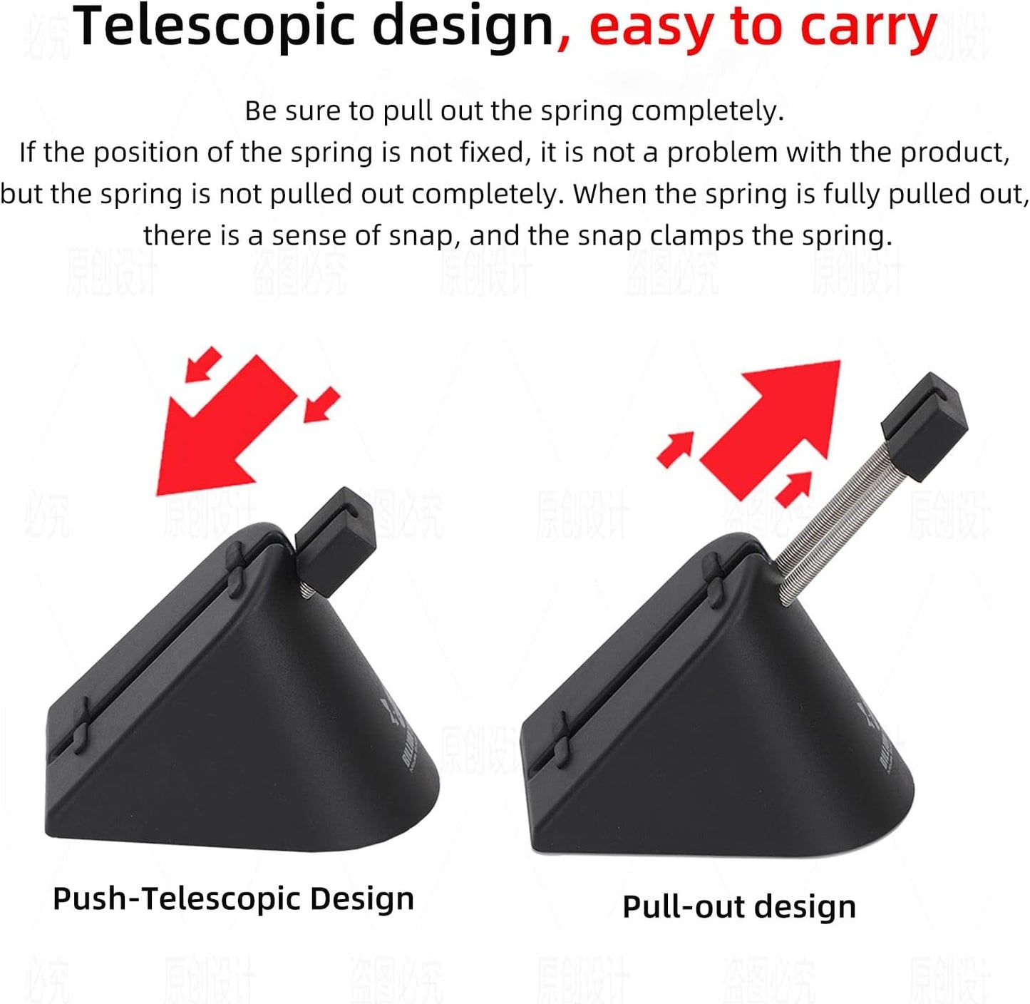 Gaming Mouse Bungee, Mouse Cord Holder and Cable Management Device (Primium Version 360g, Black)