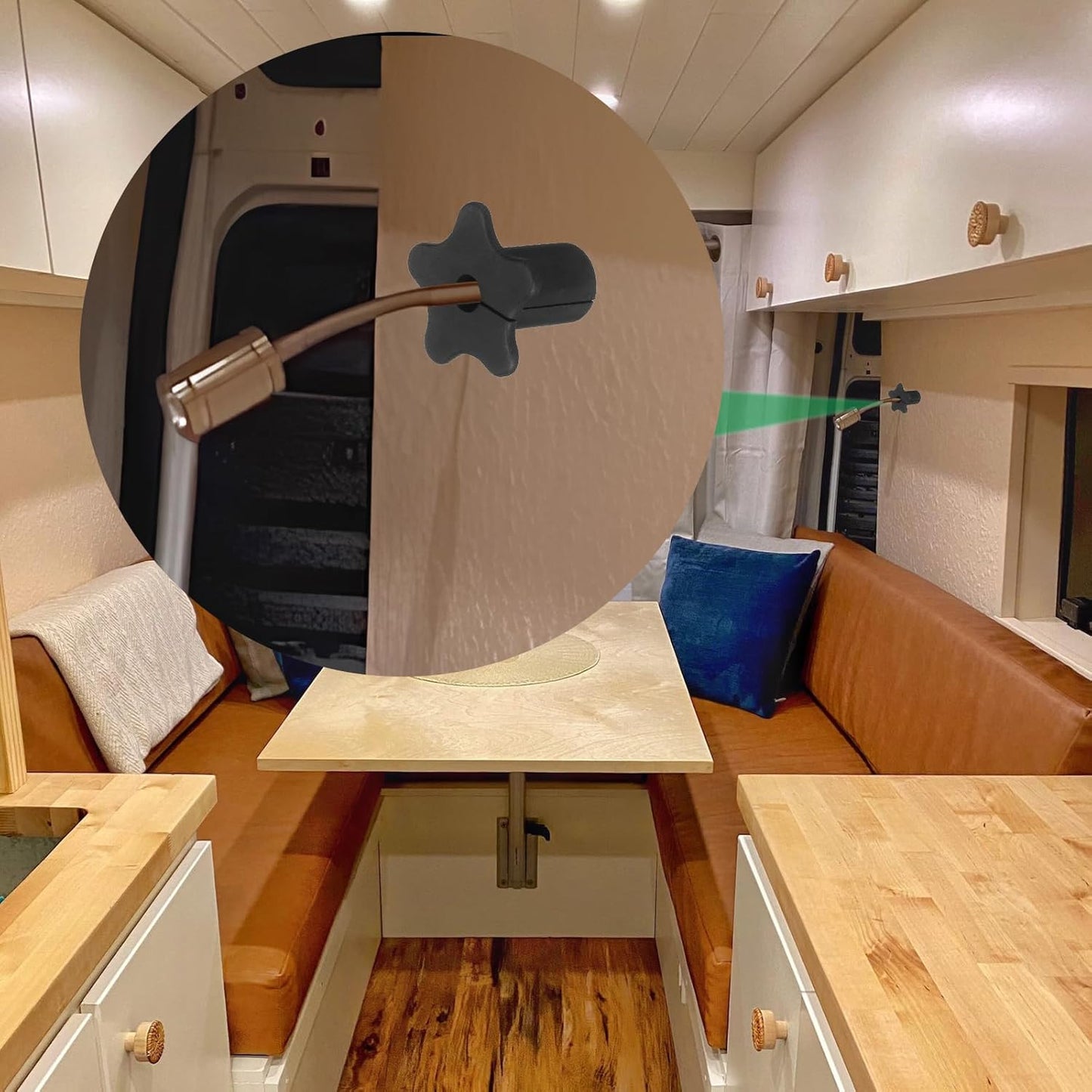 6pc Starlink Cable Grommet 5/8" Silicone Waterproof Wall Hole Pass Through Split Cable Bushings for TV Wire Ethernet Cord, Starlink Cable Routing Kit Accessories, 27.6mm/1.09" Ht, Black