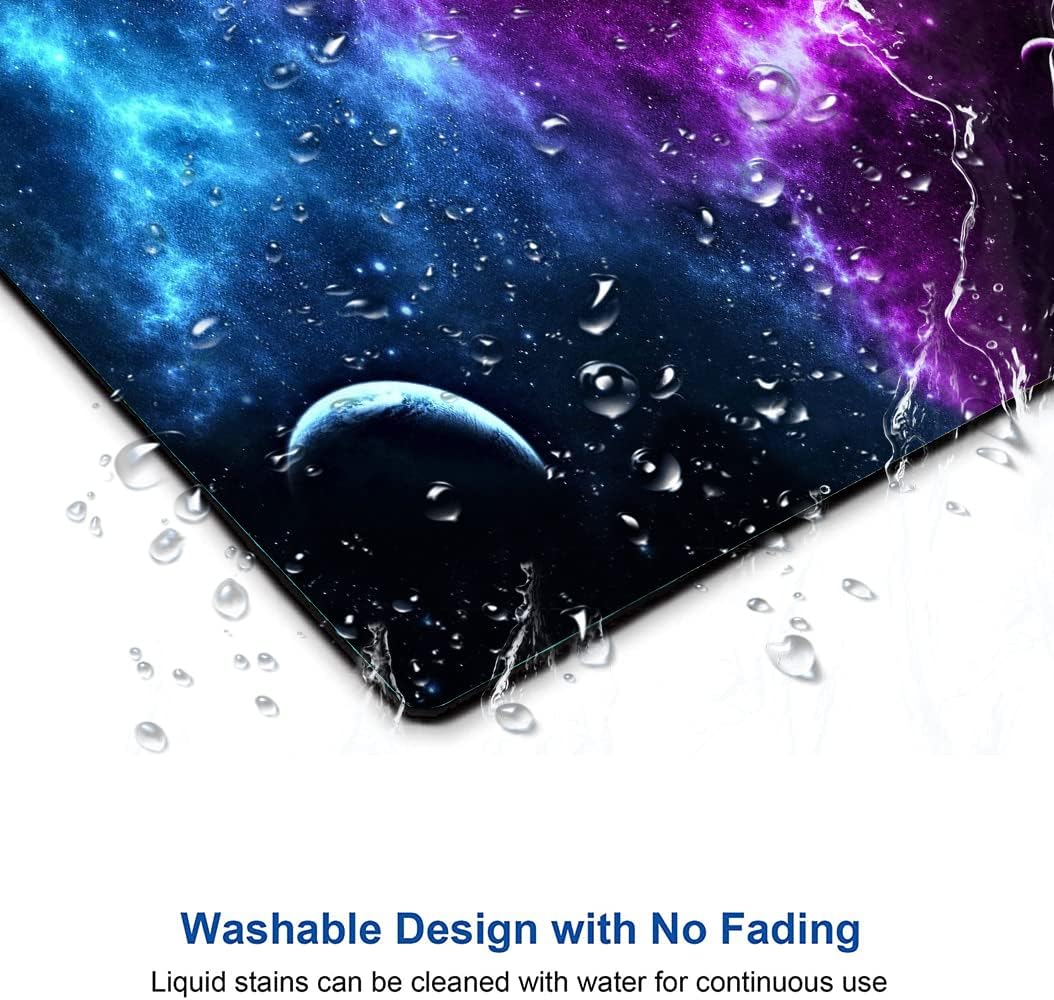 IMAYONDIA Nebula Galaxy Mouse Pad - Universe Square Waterproof Non-Slip Rubber Base for Computer Laptop