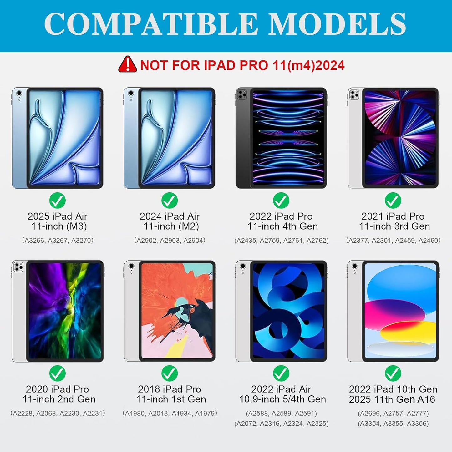 iPad Air 11 inch Case with Keyboard (M3 M2 2025 2024),Pro 11,iPad A16 11th/10th,Flex Magnetic Detachable Keyboard with Trackpad,Backlit Keys,Adjustable Stand,Slim for Air 5th/4th Gen 10.9 inch (Gray)