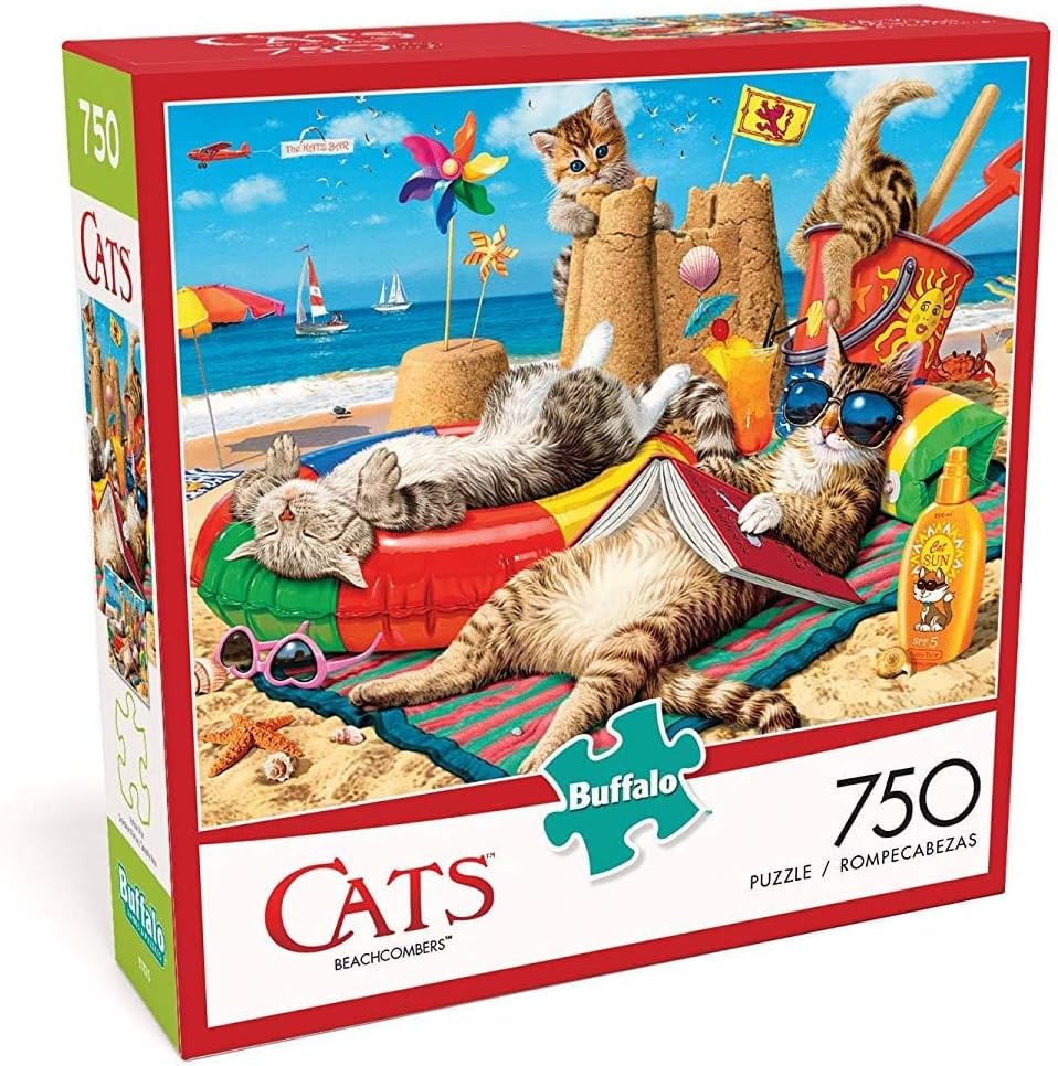 Buffalo Games - Steve Read - Beachcombers - 750 Piece Jigsaw Puzzle For Adults -Challenging Puzzle Perfect for Game Nights - Finished Size is 24.00 x 18.00