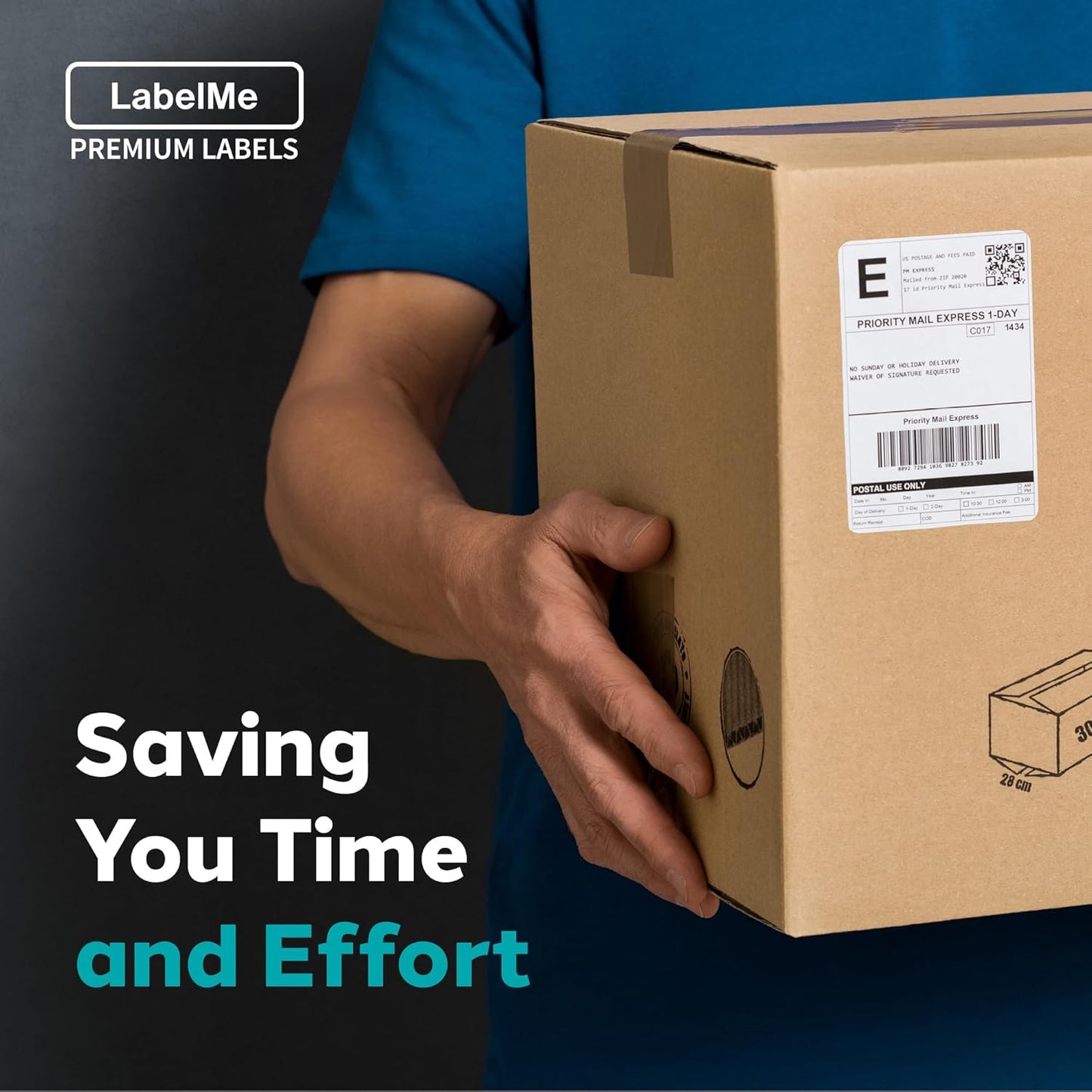 4x6 Thermal Labels Roll - Compatible with Dymo 4XL or Rollo 4x6, Perforated Strong Adhesive, Replaces Dymo 1744907, 250 Per Roll