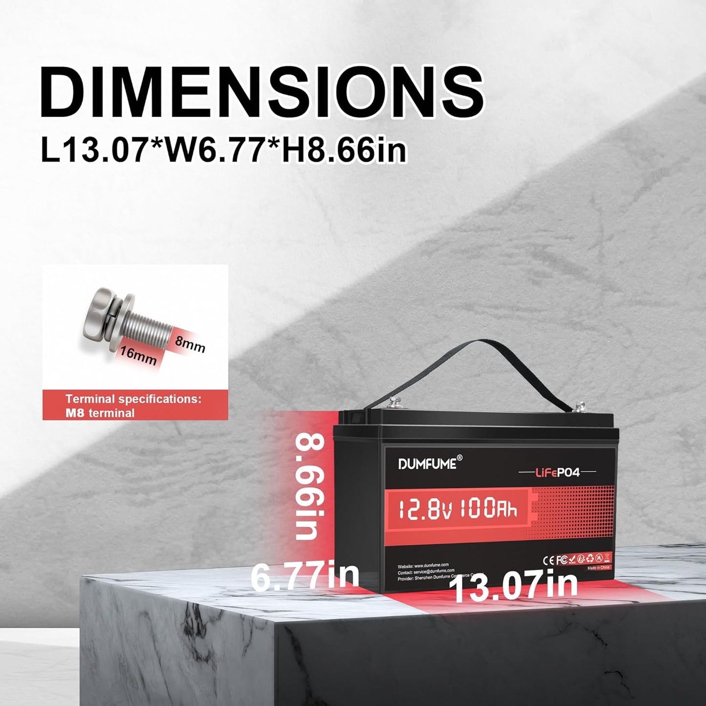 2 Packs 12V 100Ah LiFePO4 Lithium Battery, Built in 100A BMS, 1280W Power Output, Up To 6000+ Cycles, Ideal For RV, Marine, Trolling Motor, Solar Off-Grid Systems