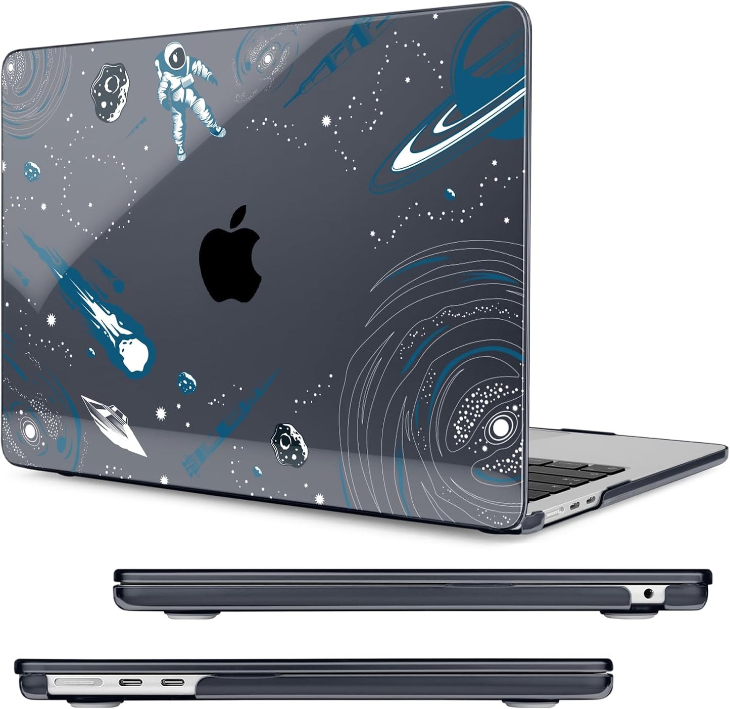 Compatible with MacBook Air 15 inch Case, M4 A3241/M3 A3114/M2 A2941 (Released 2025 to 2023), Hard Shell, Keyboard Cover, Screen Protector, Webcam Cover & Type-C Adapter, Aerospace