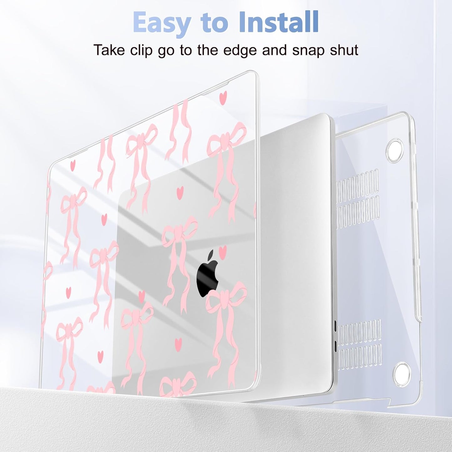 for MacBook Pro 16 inch Case 2019 2020 Release Model A2141, Plastic Hard Shell Cover with Keyboard Cover & Screen Protector for MacBook Pro 16 inch with Touch Bar & Touch ID, Bow