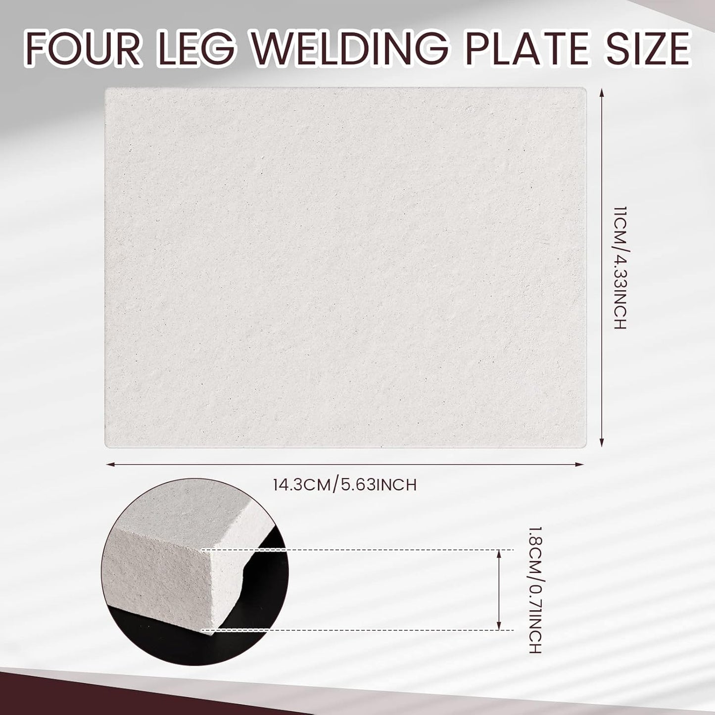 Gisafai 6 Pcs Jewelry Soldering Kit Include 2 Soldering Block Honeycomb Ceramic Welding Boards, 1 Copper Tongs, 3 Tweezers Reverse Tweezers Jewelers Making Melting Casting Tools Supplies