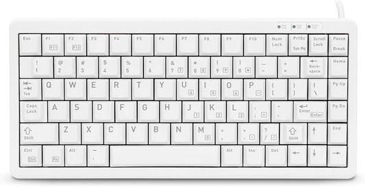 CHERRY ML 4100 Ultraslim Keyboard- Light Gray - US 83 Key Layout. USB & PS/2 (G84-4100LCAUS-0)