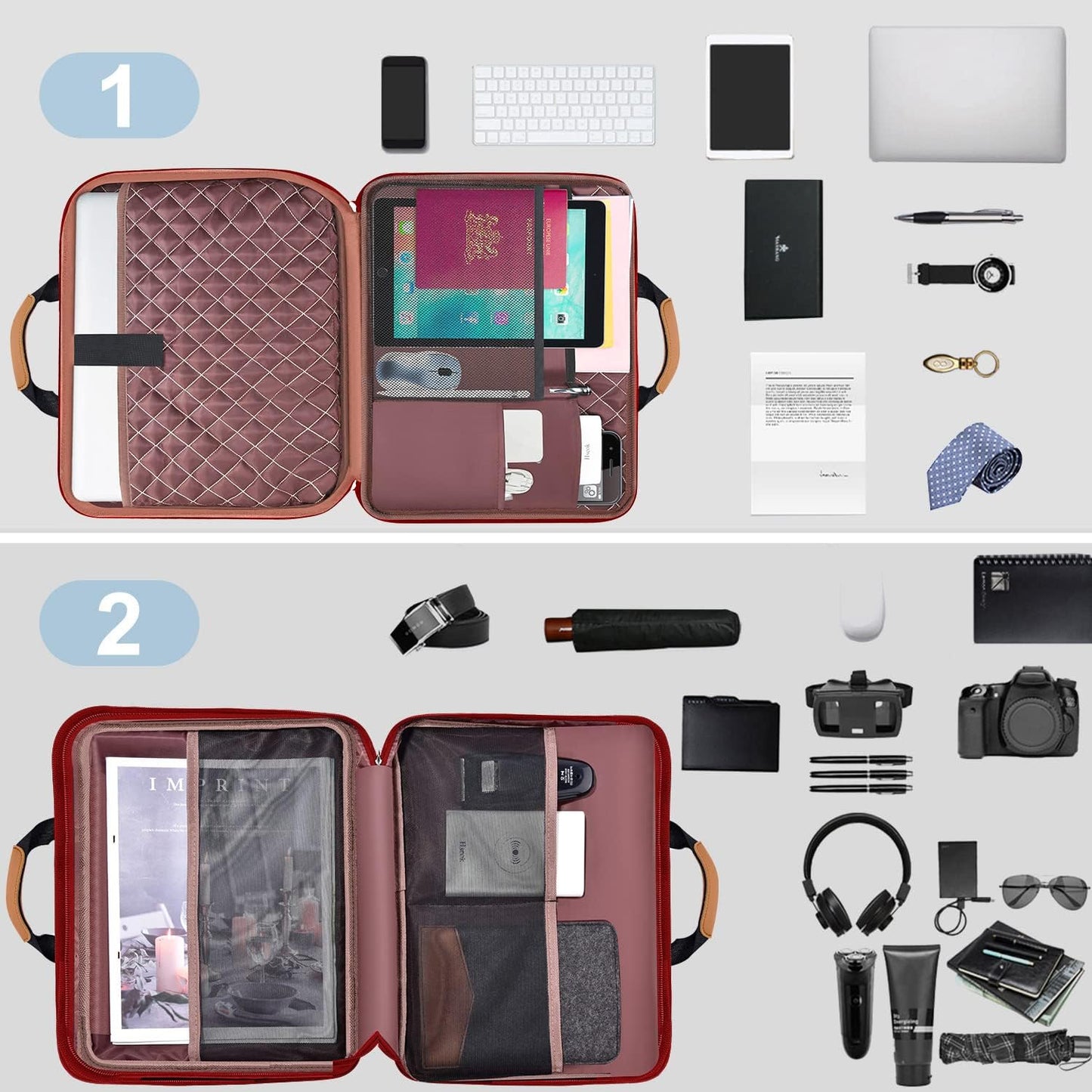 ZINZ Laptop Case Computer Sleeve Briefcase with Multi-pockets for 11.6 12.9 13 13.3 14 15 15.6 16 inch Notebooks