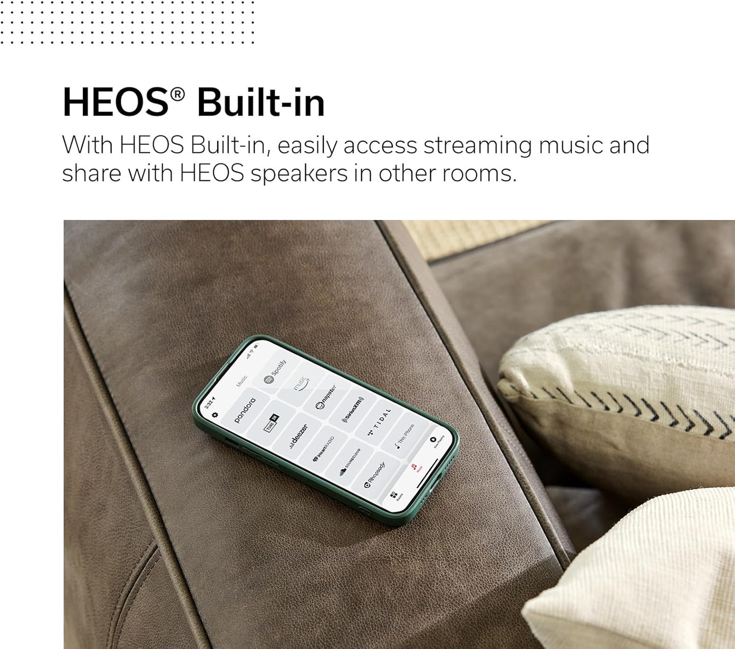 Denon AVR-S670H 5.2 Ch Home Theater Receiver - 8K UHD HDMI Receiver (75W X 5), Streaming via Built-in HEOS, Bluetooth & Wi-Fi, Dolby TrueHD, Dolby Pro Logic II & DTS HD Surround Sound