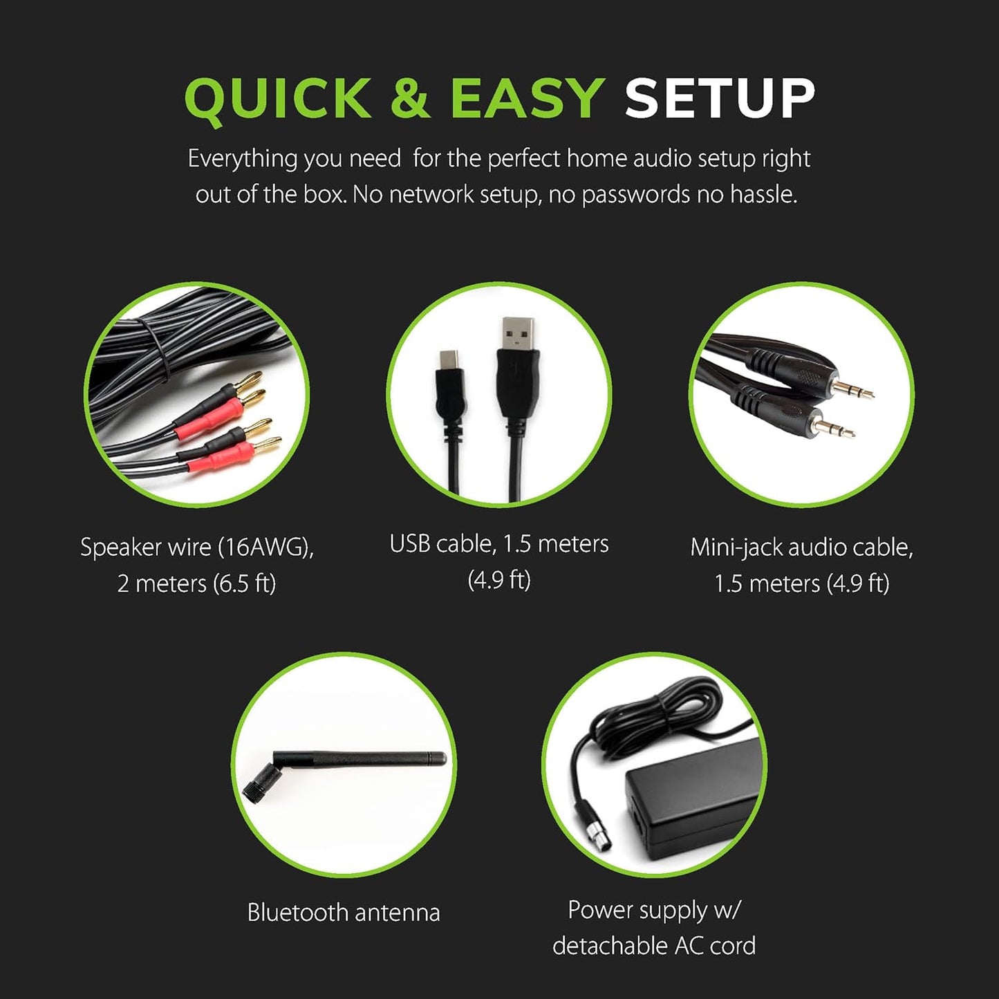 Audioengine A2-HD (HD3) Bluetooth PC and Computer Desktop Speakers with aptX HD - USB, RCA, Headphone for Music Gaming Movies Studios Dorms Bedrooms Offices