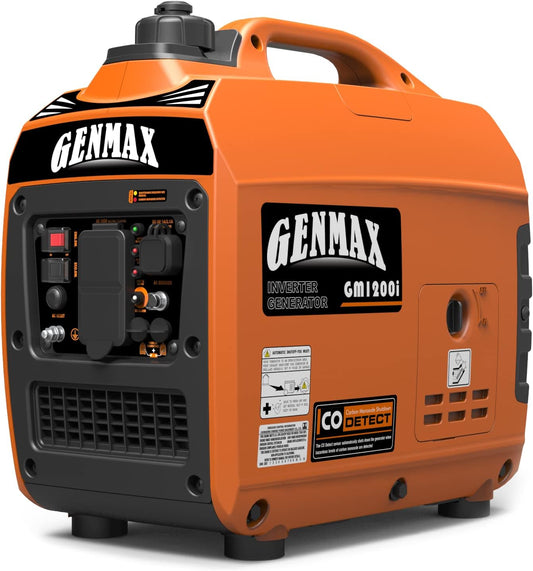 GENMAX Generator，EPA Compliant, Eco-Mode Feature, Ultra Lightweight for Backup Home Use & Camping