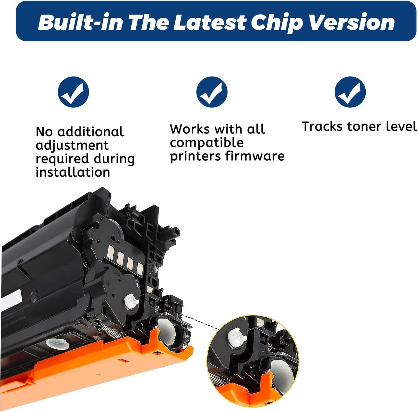 655A Toner Cartridge,Replacement for HP 655 A CF450A for HP Color Laserjet Enterprise M652 M653 M652n M652 M653dn M653x M653,Black Cyan Yellow Magenta,4 Pack