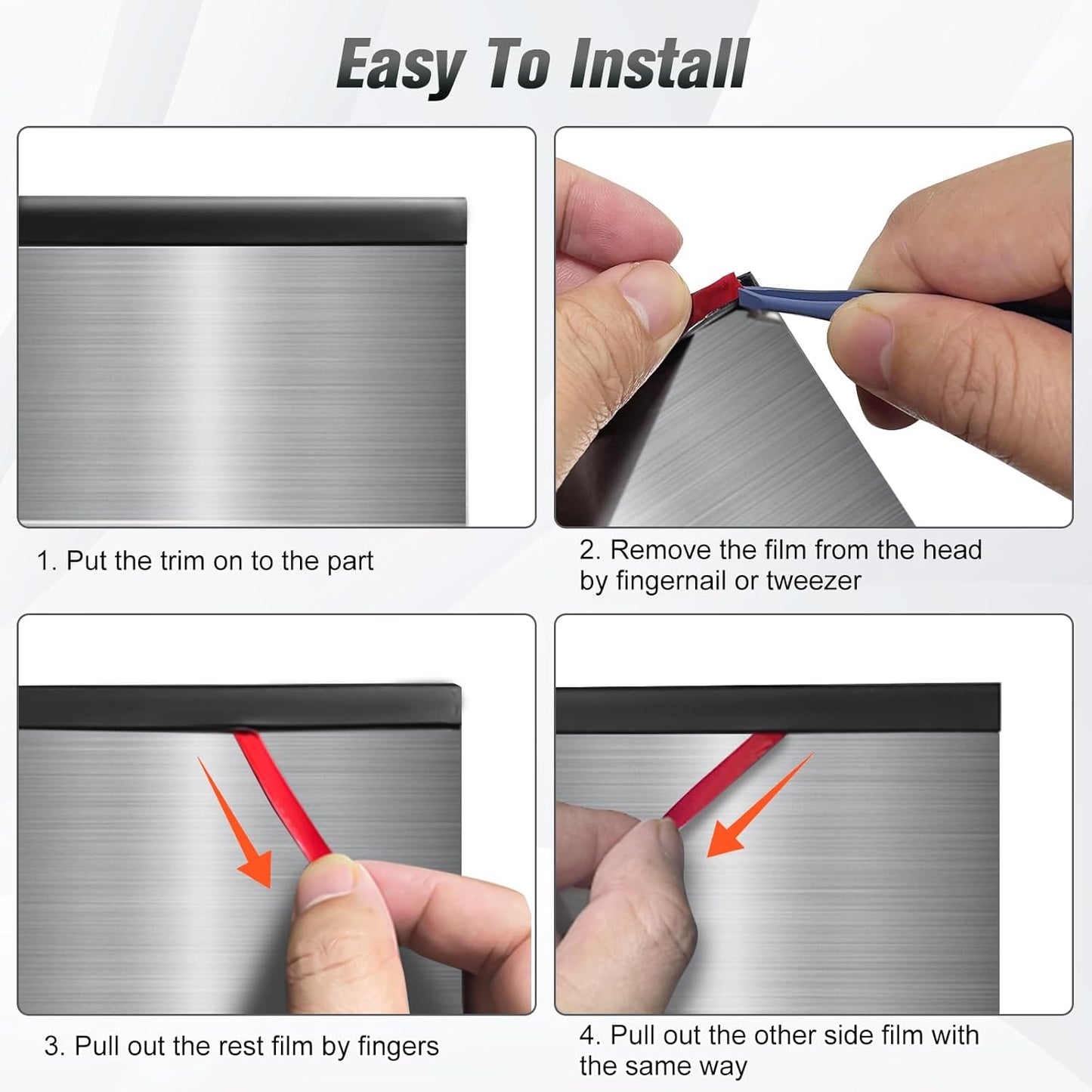 Edge Trim, 3/32" Rubber Edge Trim, Flexible Self Adhesive U Channel Edge Protector for Sharp Edge, Sheet Metal and Car Doors, Peel and Stick Auto Door Guard, Black Color, 20Ft