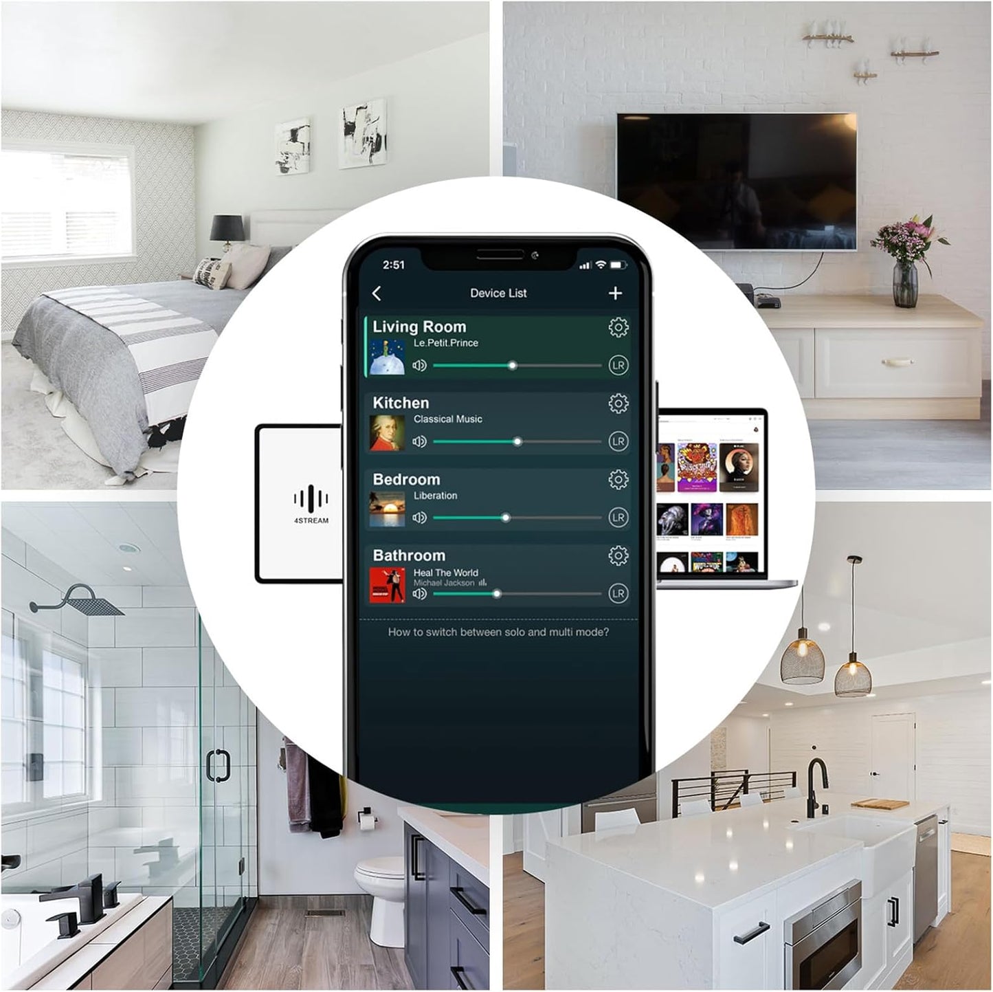 Arylic Up2stream S50 Pro+, Receiver Audio WiFi e Bluetooth,Preamplifier aptX HD con ESS Sabre Dac AKM ADC Multiroom/multizone, Ricevitore Stereo Wireless con AirPlay, Spotify, Internet Radio