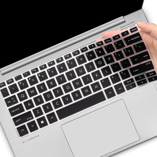 Keyboard Cover for HP EliteBook 830 835 840 845 1040 G9 G10 2024 2023 2022 13.3 14 inch Laptop Accessories Keyboard Protective Skin (Not fit The 830/840/845/1040 G11 G8 G7 G6 G5 G4 G3)-Black