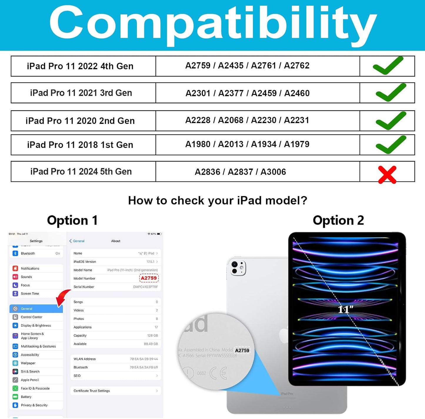 Case for iPad Pro 11 Inch 2022/2021/ 2020/2018: Cover for iPad 11 Inch 4th/ 3rd/ 2nd/ 1st Generation with Screen Protector- Stand- Handle- Shoulder Strap- Pencil Holder Blue