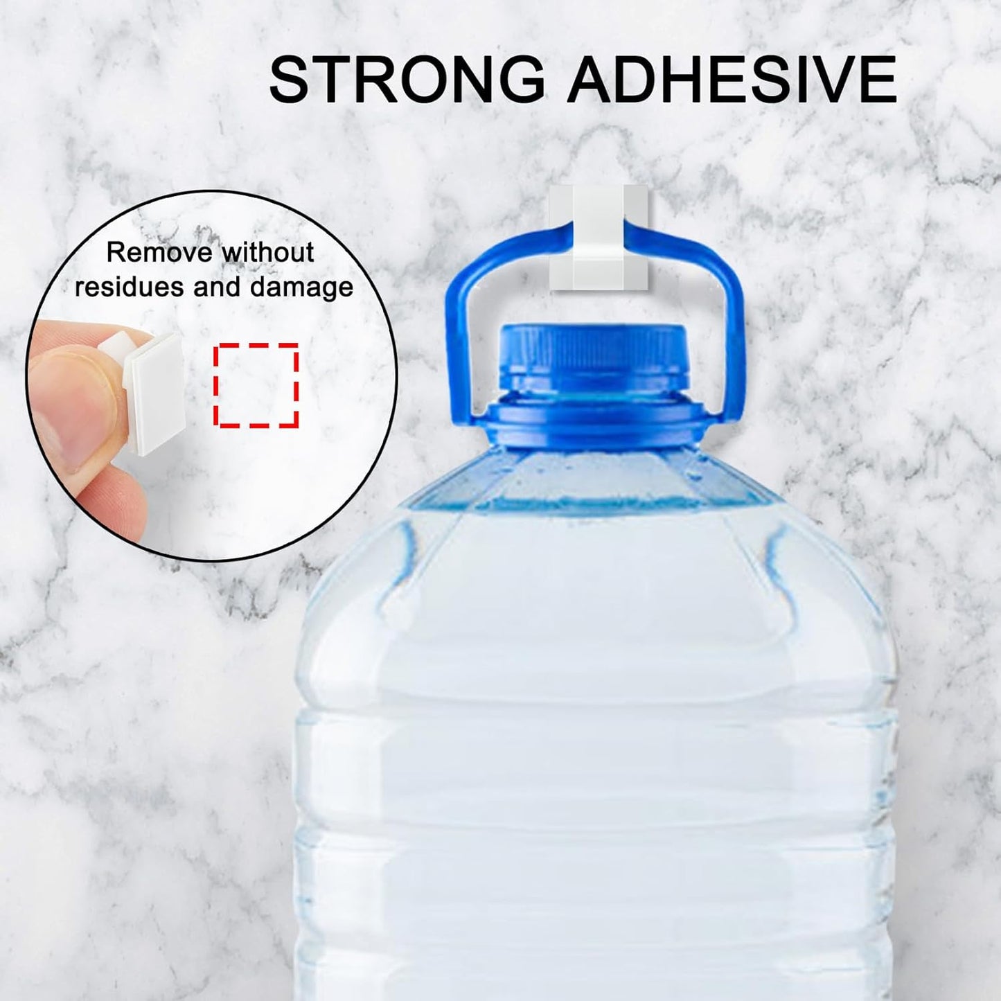 65 Pcs Cable Clips, Adhesive Cable Organizer Cord Holder Wire Clip Wire Management Self Adhesive Hooks Wire Holder for Office, Home(White, 65PCS-Large)