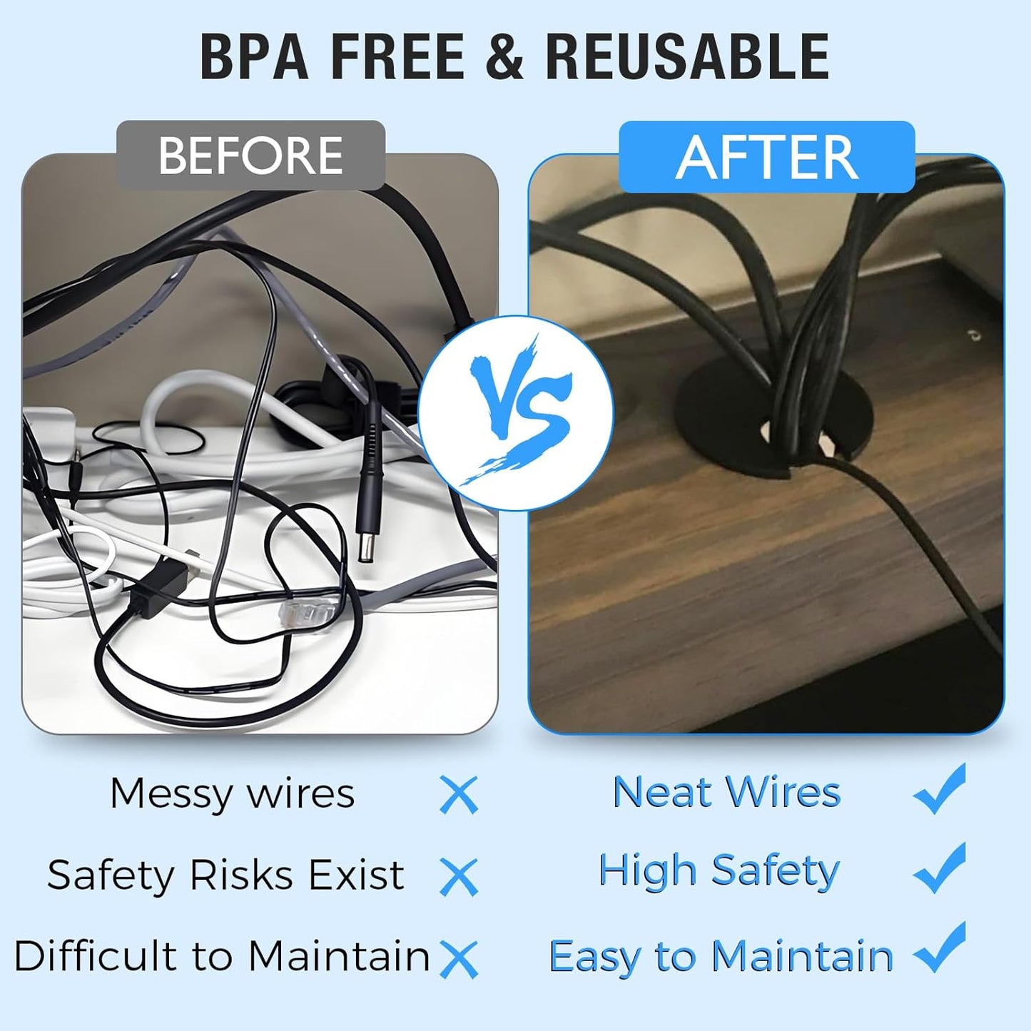 Desk Grommet 1-3/8" (35 mm), Desk Cord Hole Cover, Cable Grommet Metal Zinc Alloy Materilal, Desk Hole Grommet for Office and Home Table Cable, Detachable Cable Cord Organizer (Copper Red 2 Pcs)