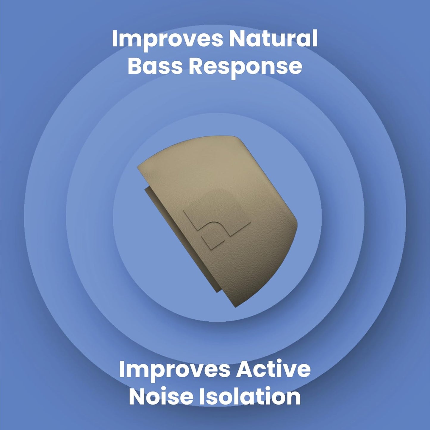 Foam Masters Ultra-Premium Memory Foam Ear Tips for AirPods Pro 1st & 2nd Gen | 3 Pairs | Black Magic Ver 6.0 | Secure | Comfort | Better Noise Cancel | Replacement Buds – FDE Tan, Medium