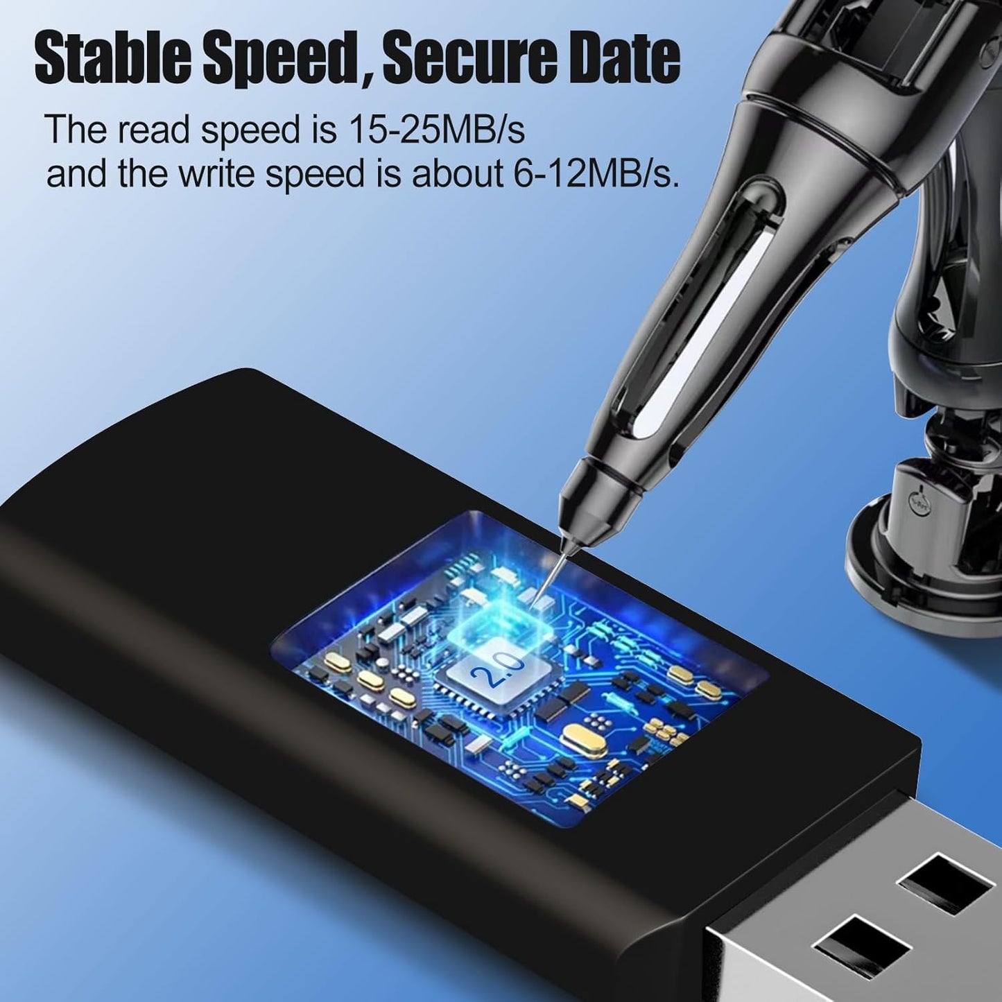 EASTBULL 8GB USB Flash Drive Bulk Thumb Drives 20 Pack with Lanyards USB 2.0 Memory Sticks Zip Drive Pen Drive for Storage and Backup Blue 20PCS 8GB