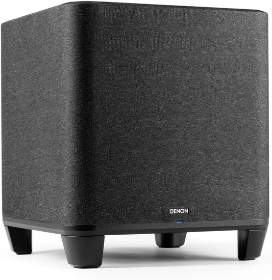 Denon Home Subwoofer – Deep, Powerful Bass, 8" Bass-Reflex Woofer, Wireless Streaming, Pair Home 150/250/350 Speakers & Sound Bar, Multi-Room Support, Black