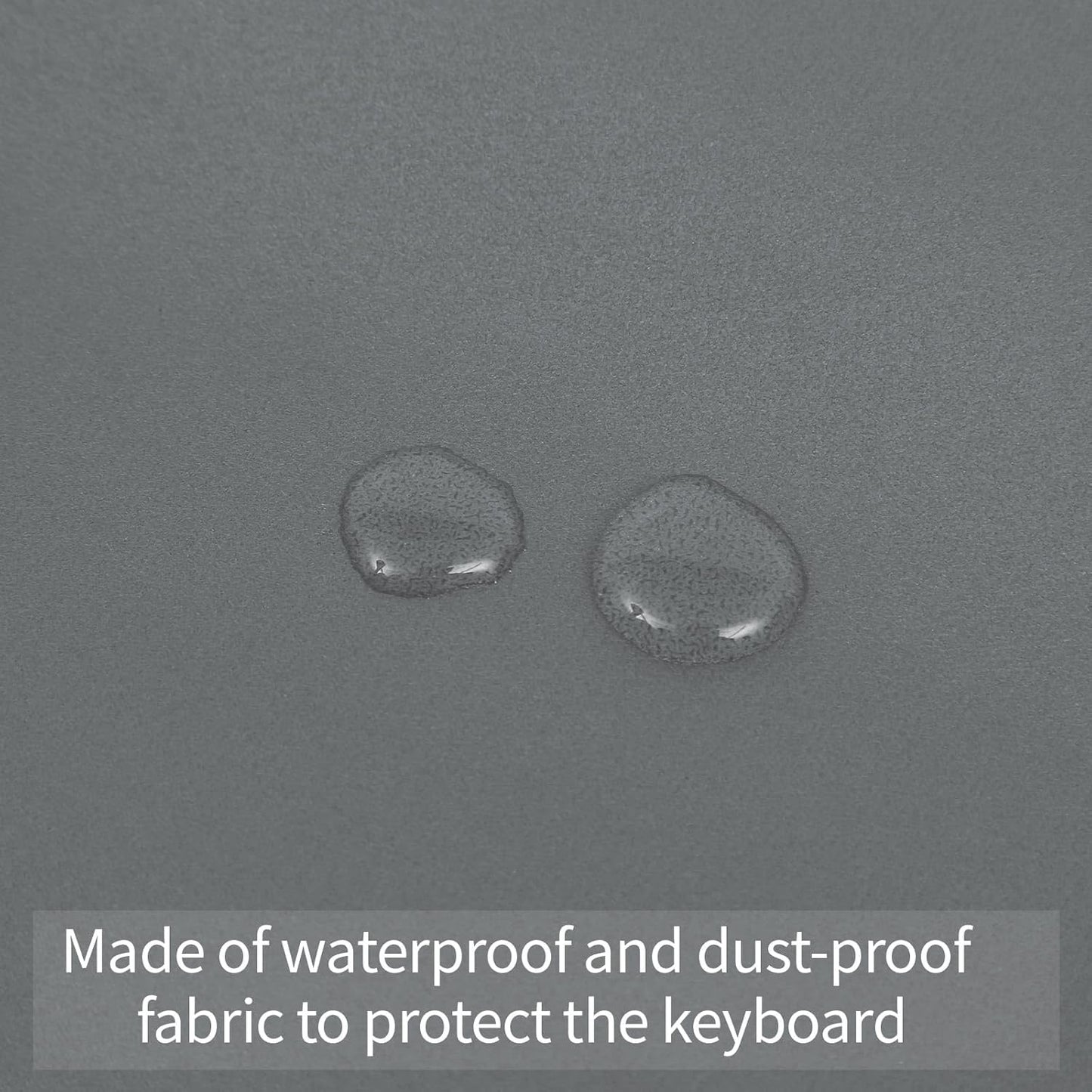 Piano Keyboard Cover 88 Keys,Piano Keyboard Dust Cover,Premium Protection for Electronic Keyboards ,Dirt-Proof, Light Luxury Design-gray