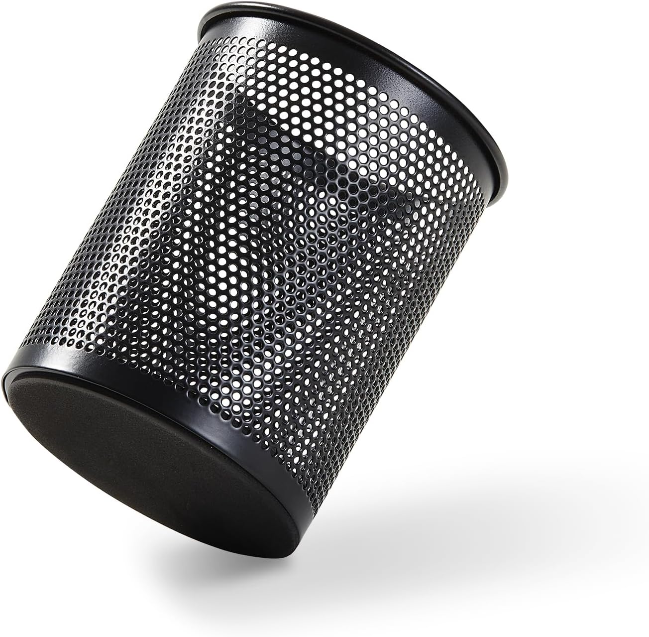 Comix Pen Holder Desk Organizer, Wire Mesh Pencil Cup with Foam Pad and Non-Slip Bottom Office Supplies Desk Accessories for Home Office School, 1 Pack