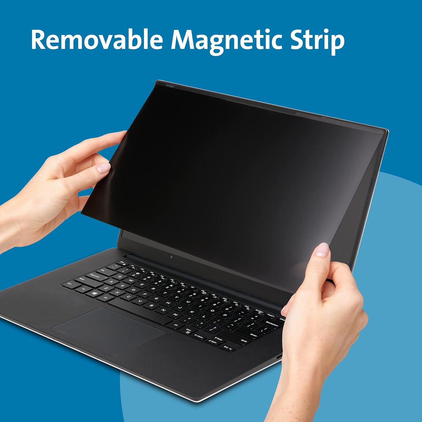 Kensington MagPro™ Magnetic Laptop Privacy Screen 15.6 inch, Removable 16:9 Laptop Privacy Filter Shield, Anti-Glare, Blue Ray Reduction, Compatible with HP/Dell/Acer/Asus/Lenovo (K58353WW)