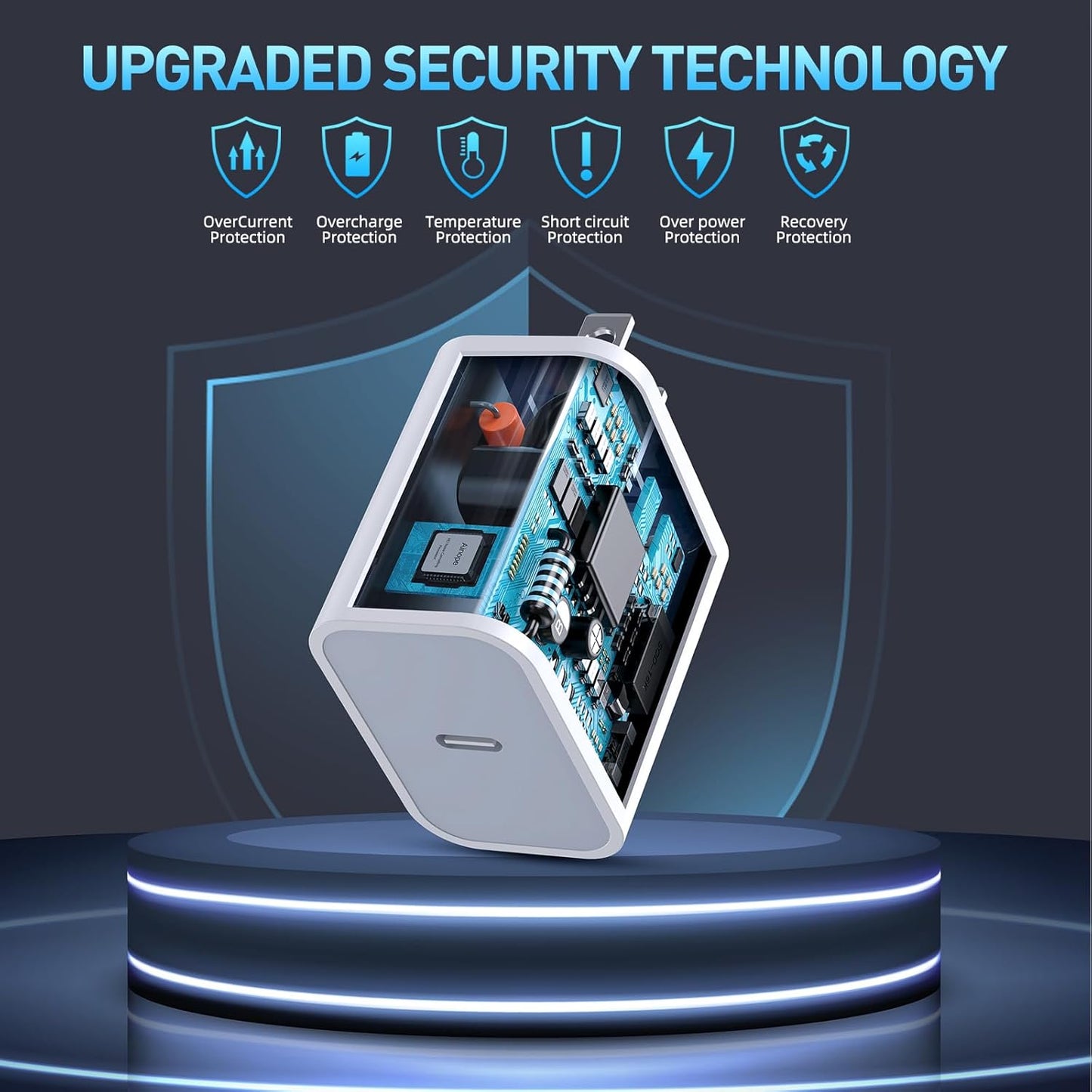 Fast Charger iPhone,iPhone Charger Fast Charging[Apple MFi Certified]3Pack Apple Charger USB C Wall Charging Block 10FT Long USB C to Lightning Cable Cord for iPhone14 Pro Max/13/12 Mini/11/XR/XS/X/SE