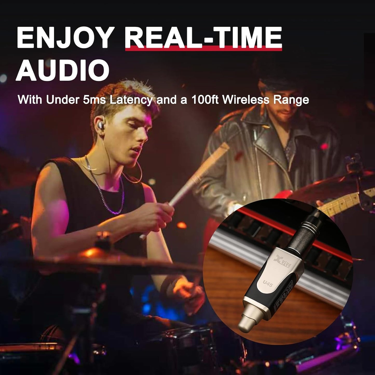 Xvive U45R Wireless in-Ear Monitor System with One Receiver Only