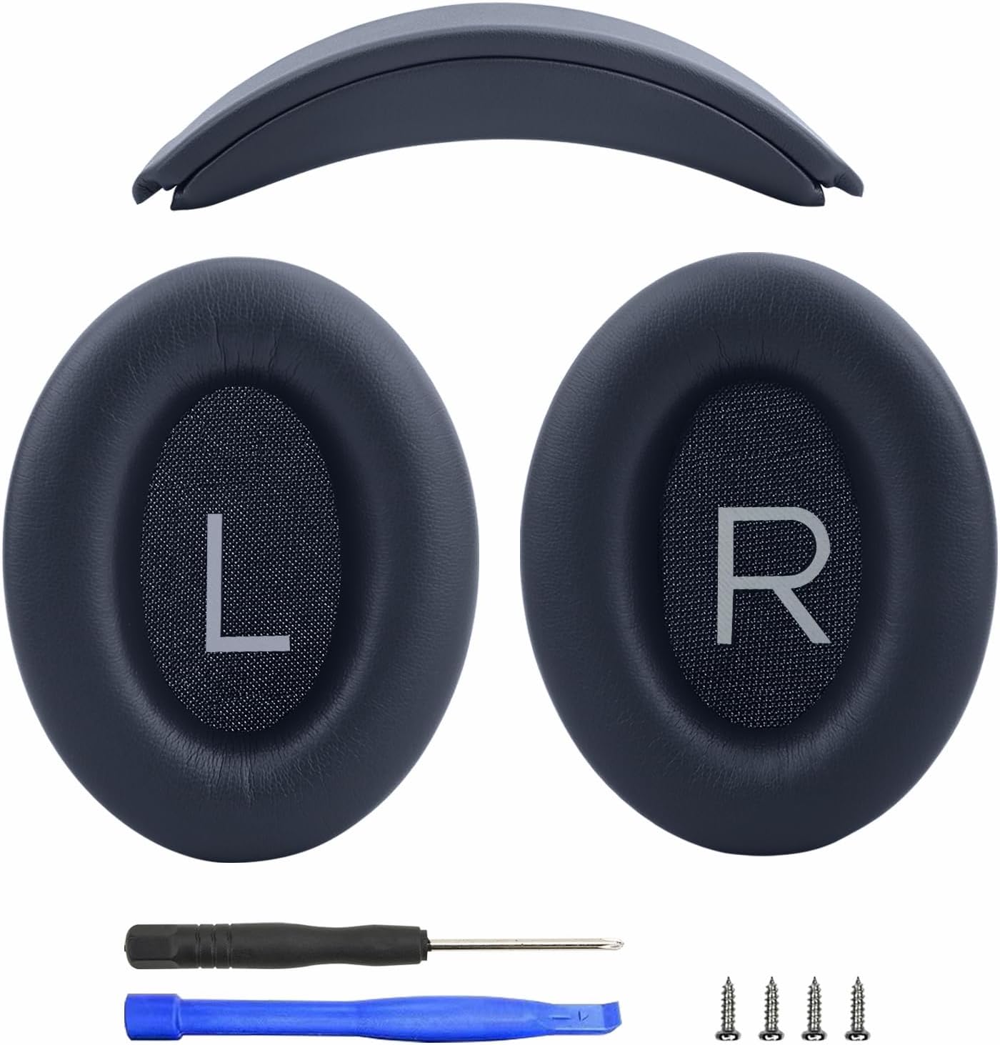 Ear Pads Replacement Headband Cushion Foam for Bose QuietComfort 35 45 (QC35 QC45) Headphones Accessories Easy to Install (Dark Blue)