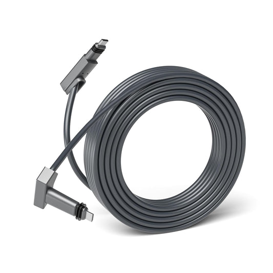 33FT Replacement Cable for SpaceX Starlink Rectangular Satellite V2, Standard Actuated Gen 2 Extension Cable with Waterproof End Caps