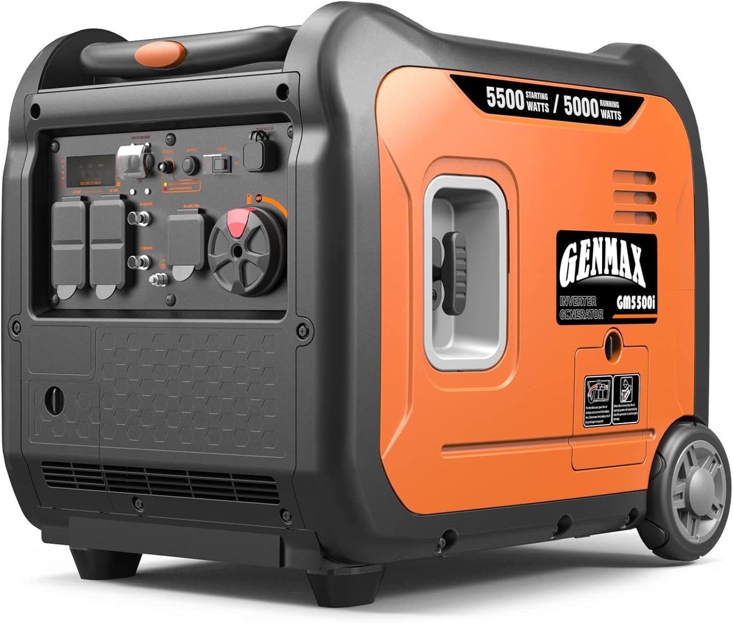 GENMAX Generator，EPA Compliant, Eco-Mode Feature, Ultra Lightweight for Backup Home Use & Camping